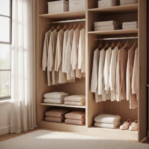 Soft Blush & Neutral Capsule Closet