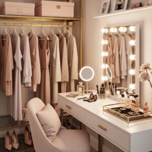 Feminine Vanity + Closet Combo