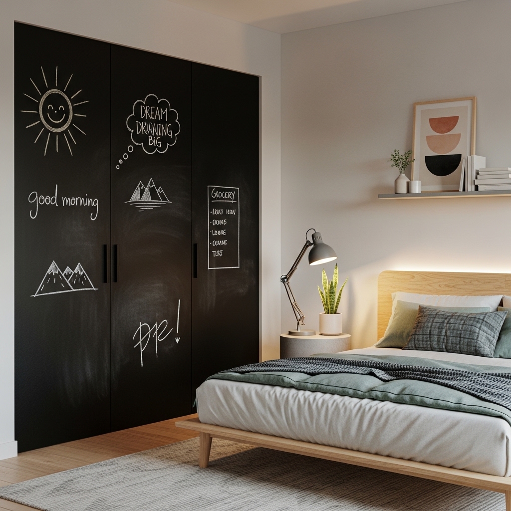 Chalkboard Bifold Doors
