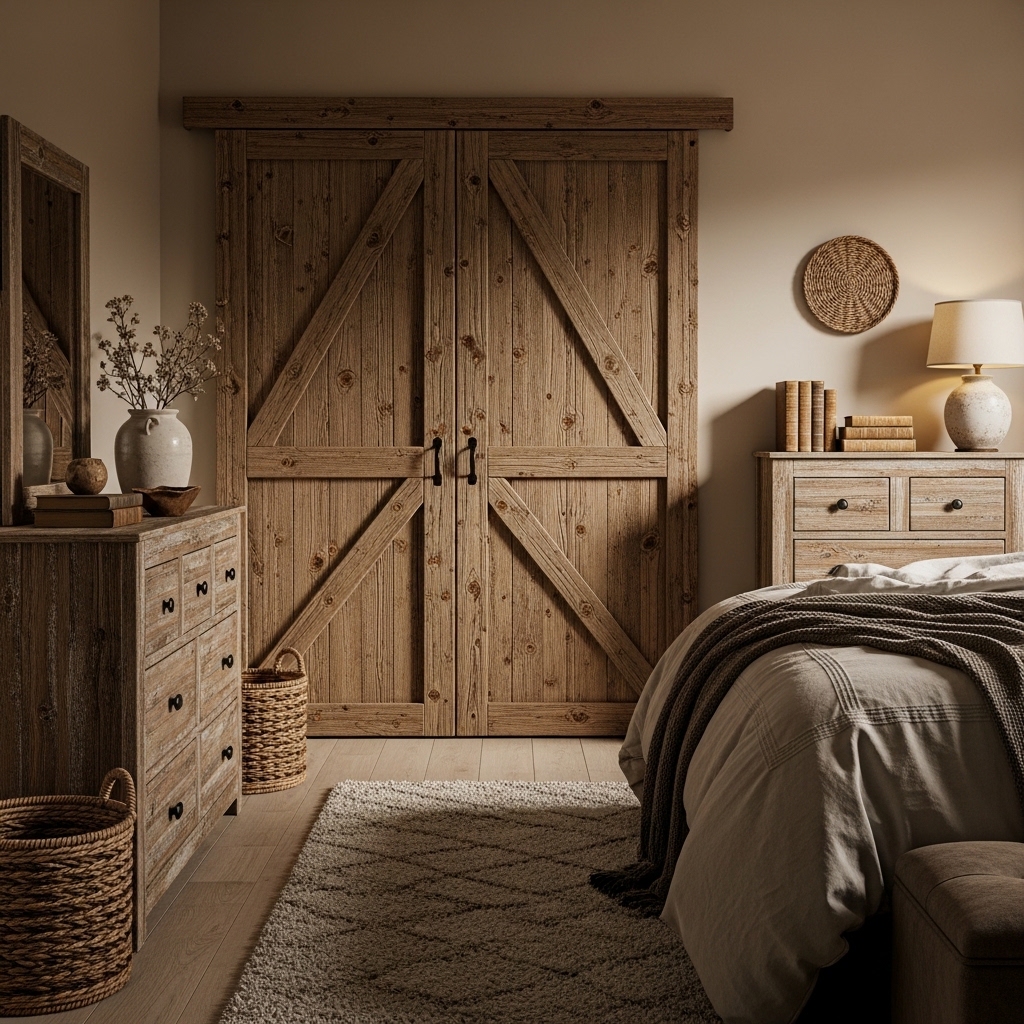 Rustic Barn-Style Bifold Doors