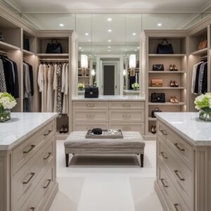 Marble & Mirror Luxe Closet