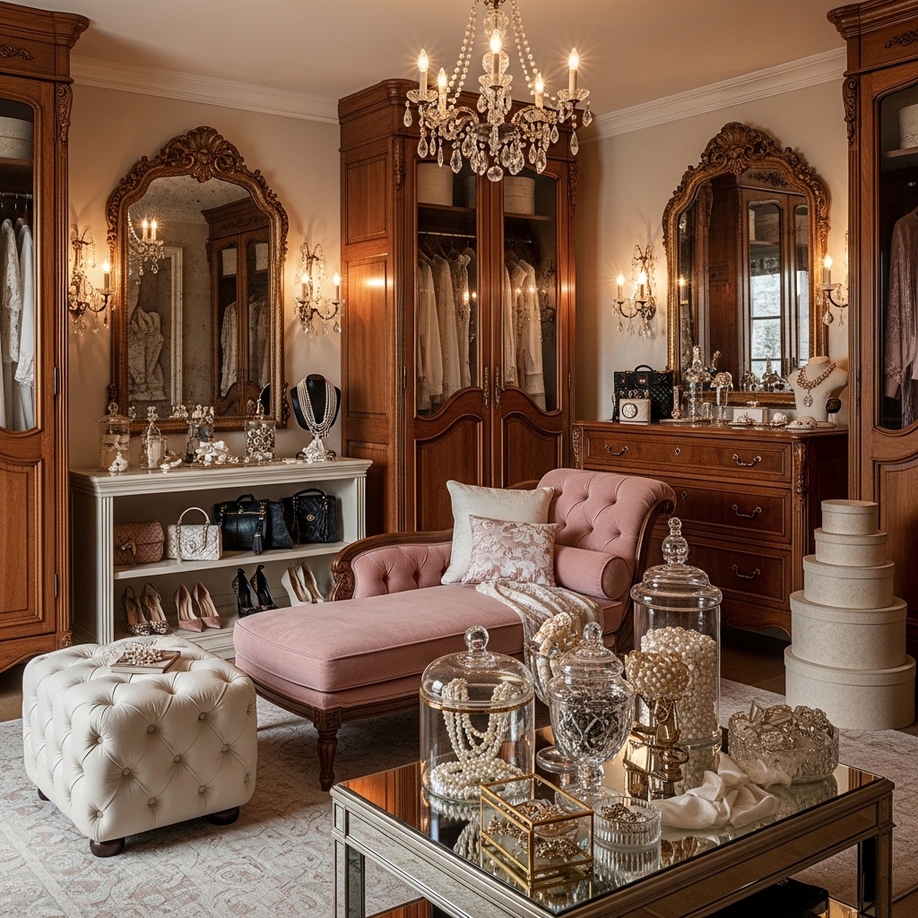 Vintage Glam Closet
