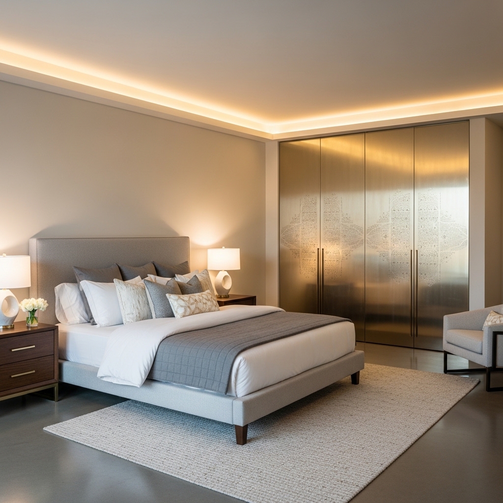 Metallic Accent Doors