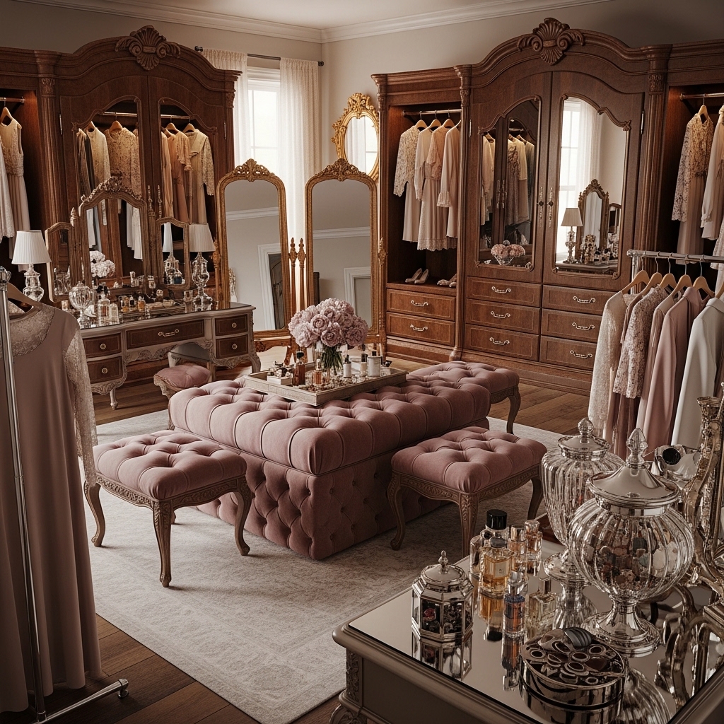 Vintage Glam Closet