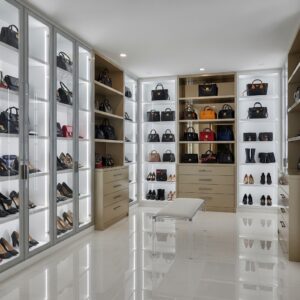 Glass Display Glam Closet