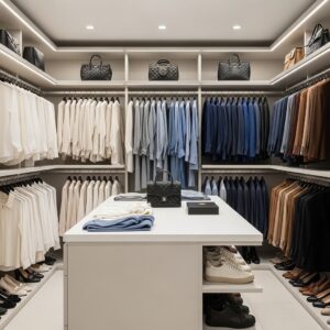 Boutique-Inspired Color-Coordinated Closet