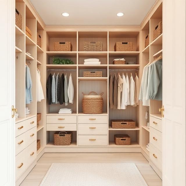 Scandinavian Inspired Closet
