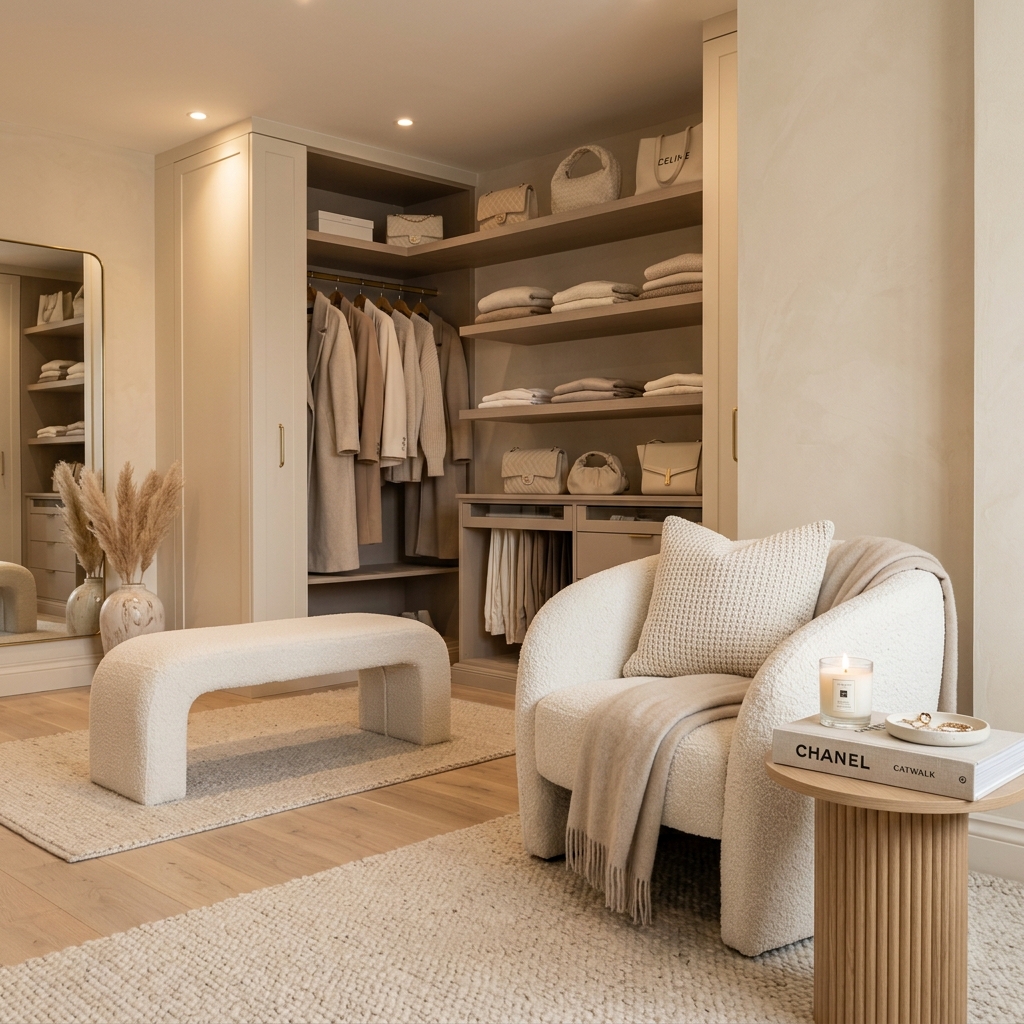 17 Modern Minimalist Closet Ideas with Soft Neutral Style for Elegant Women