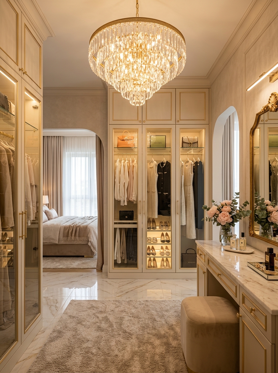 Statement Chandeliers for Feminine Glamour