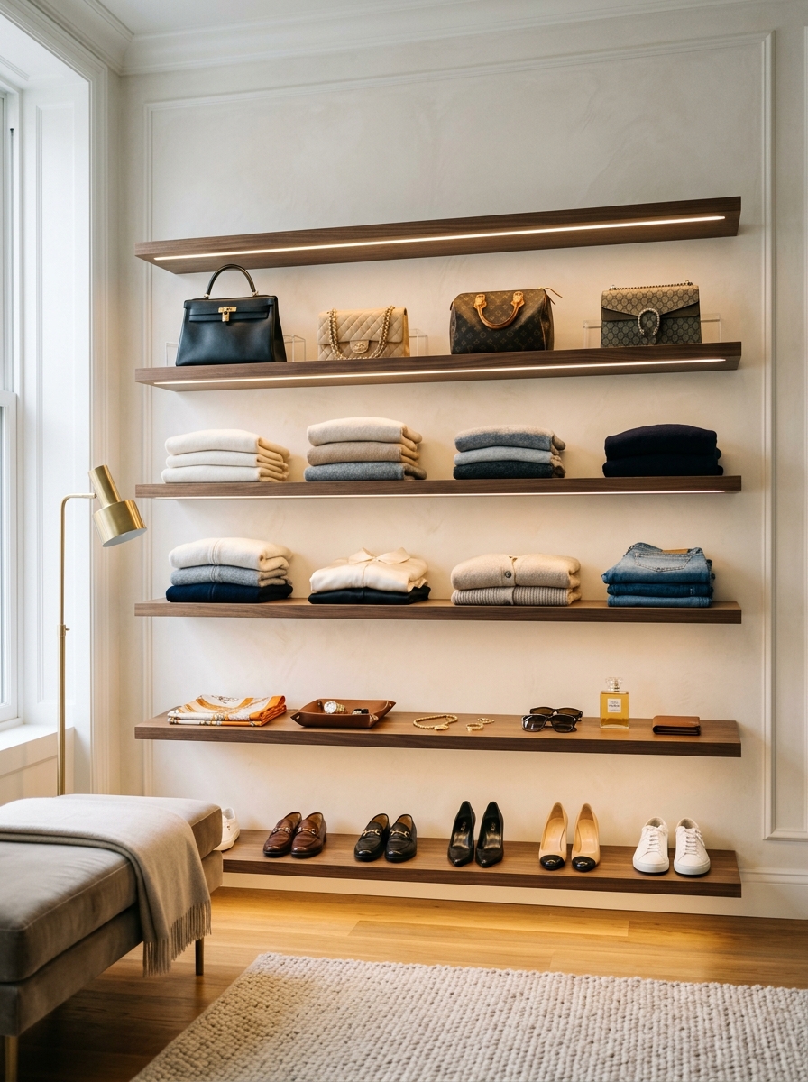 Floating Shelves Boutique Style Display