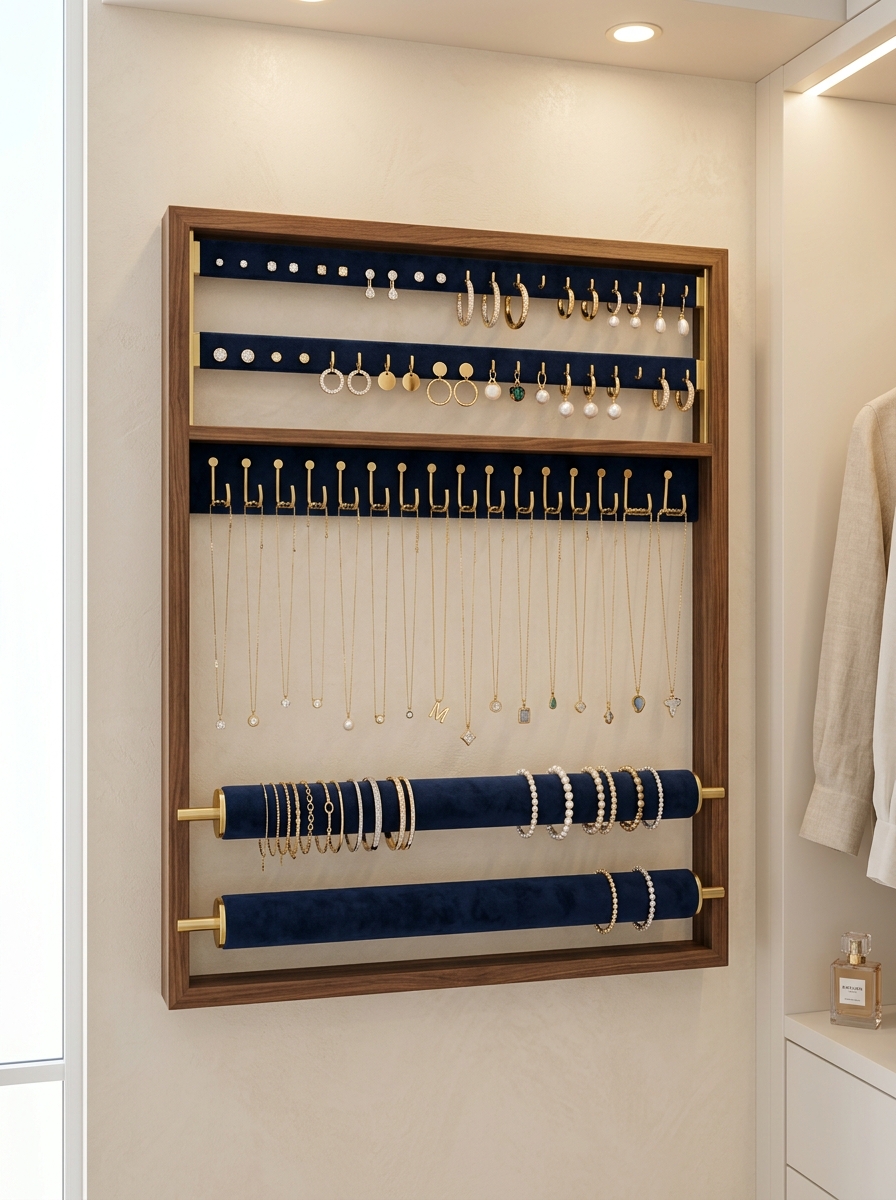 Minimal Jewelry Wall Display