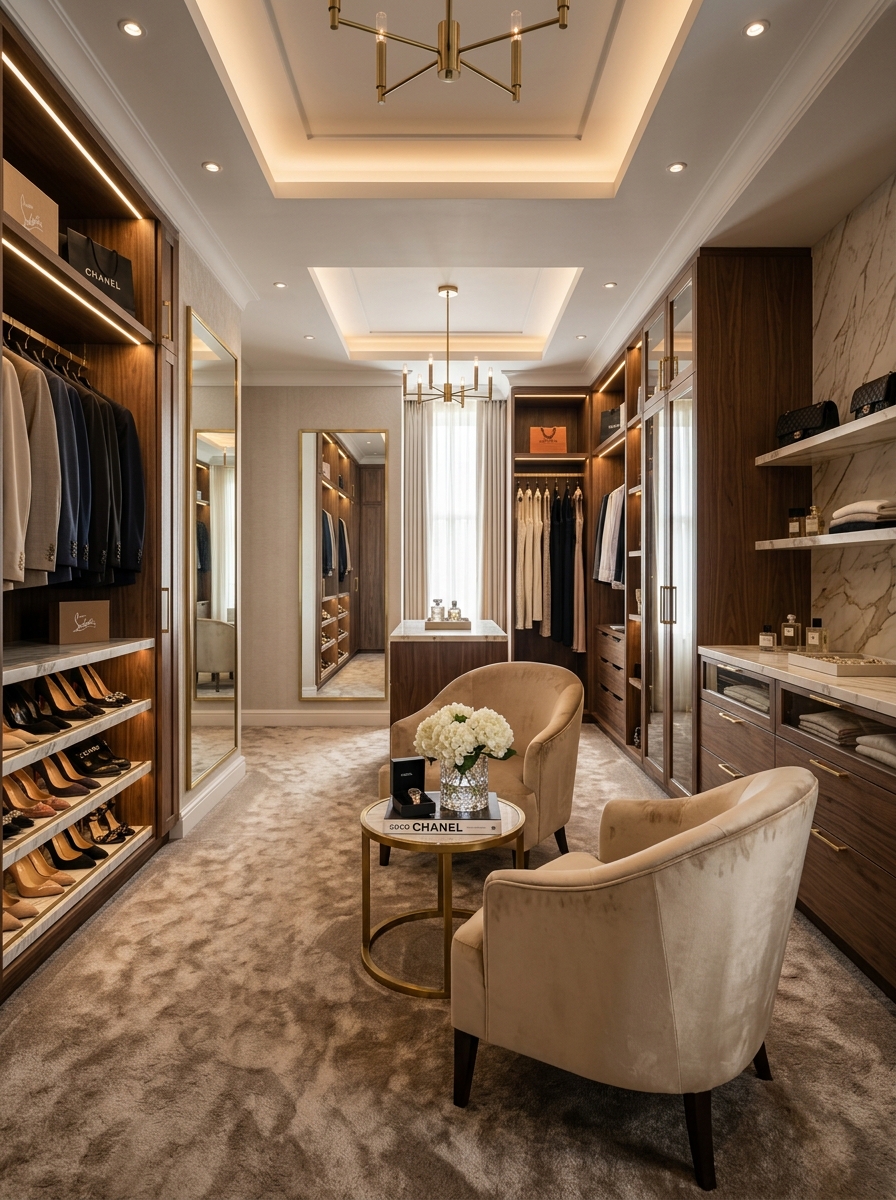 Hotel-Inspired Closet Suite