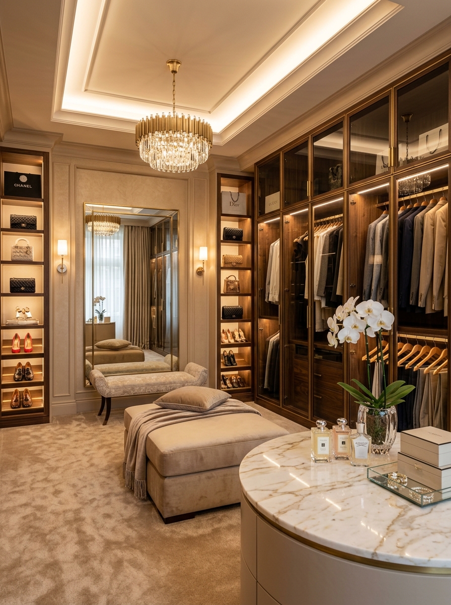 Hotel-Inspired Closet Suite