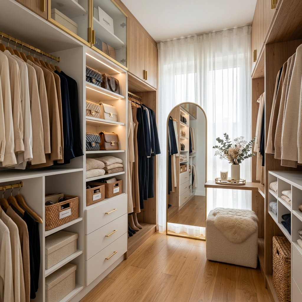 19 Smart Small Walk-In Closet Ideas for Maximum Storage Style