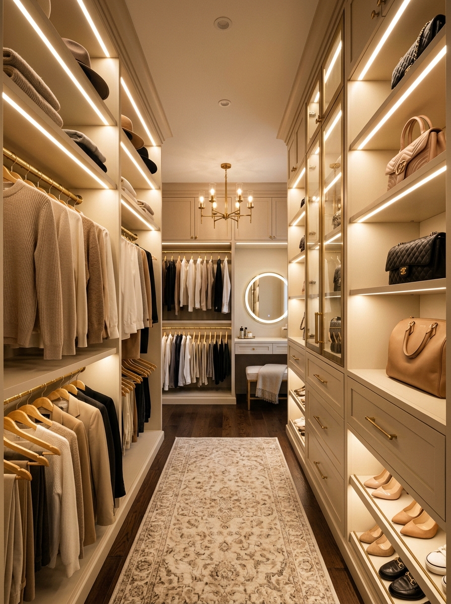 Built-In LED Lighting for a Luxury Glow