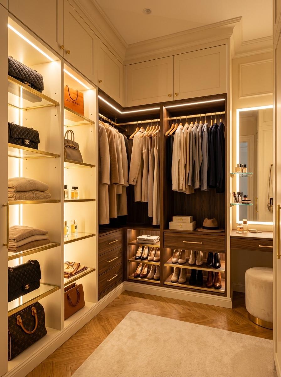 Built-In LED Lighting for a Luxury Glow