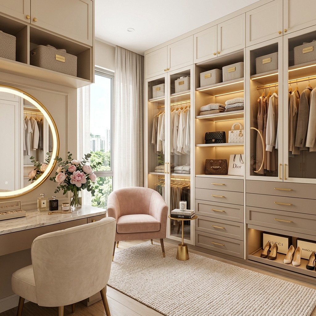 18 Aesthetic Closet Makeover Ideas for a Dreamy Wardrobe Space