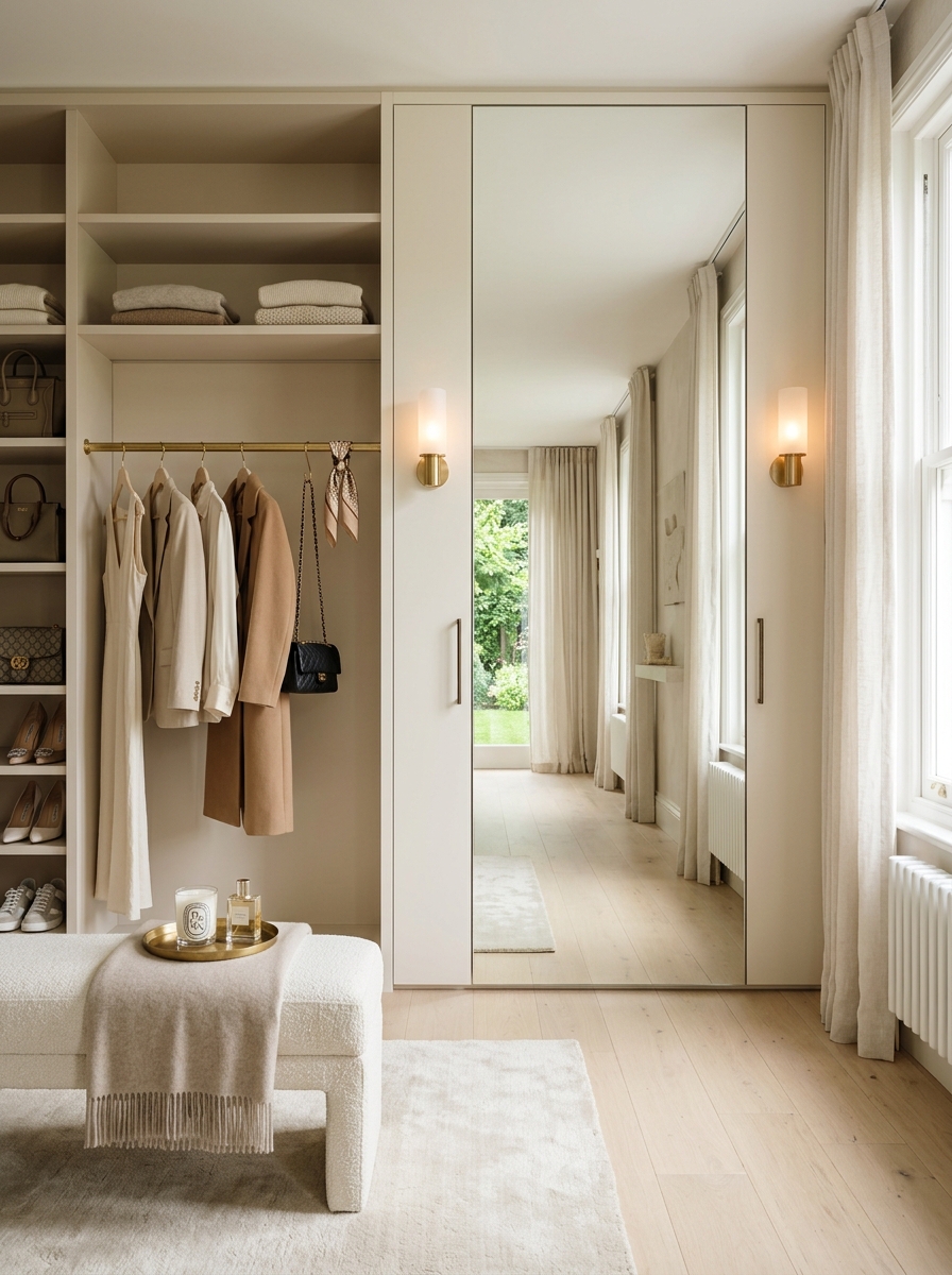 Mirror-Centered Dressing Zone