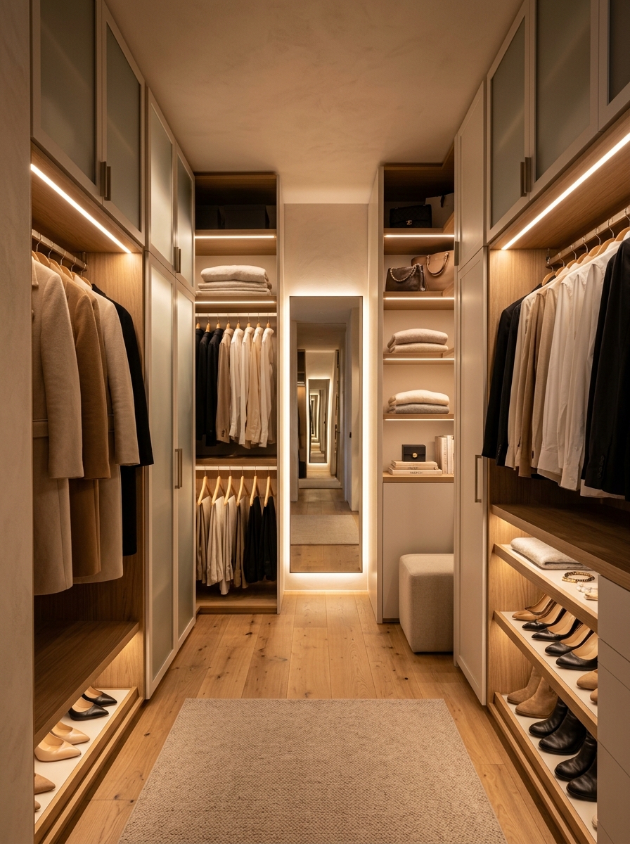 Soft LED Ambient Closet Lighting