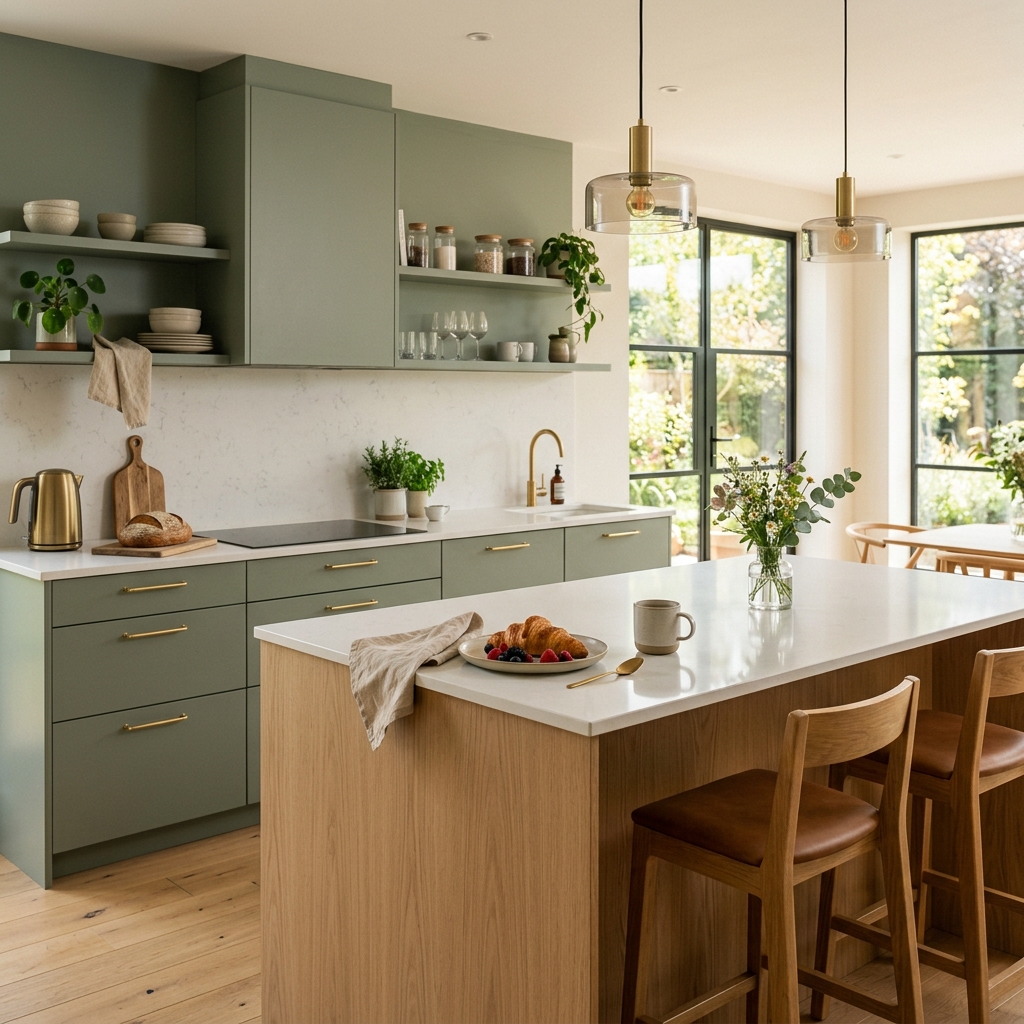 17 Sage Green Kitchen Inspiration for Minimalist Women Who are Above 30