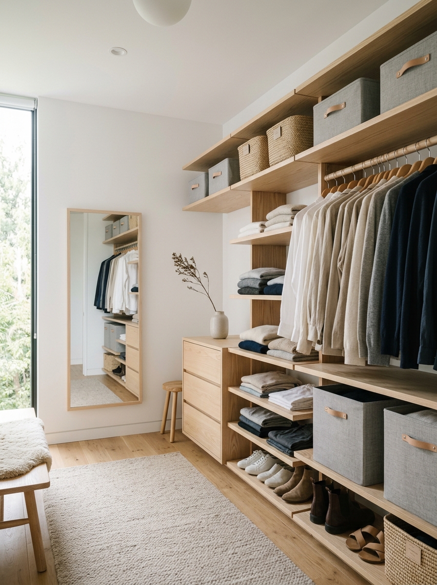 Scandinavian Minimal Closet