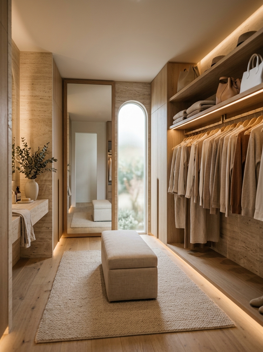 Spa-Inspired Zen Luxury Closet