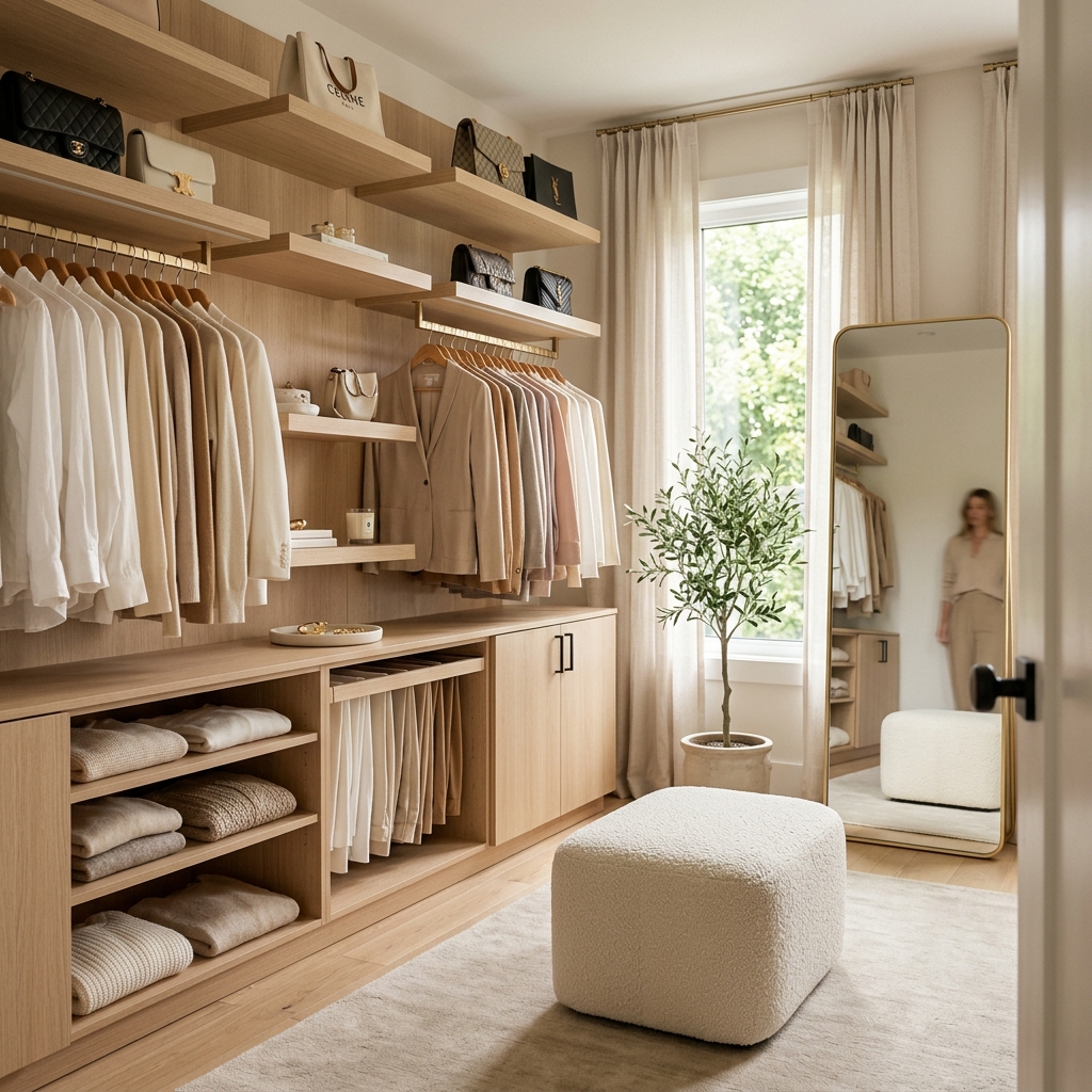 20 Minimal Aesthetic Closet Makeover Ideas for Women Above 25