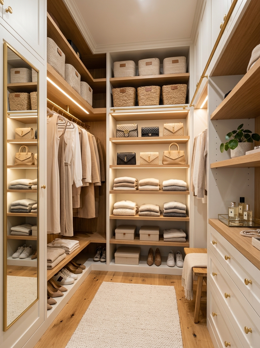 Floor-to-Ceiling Custom Shelving
