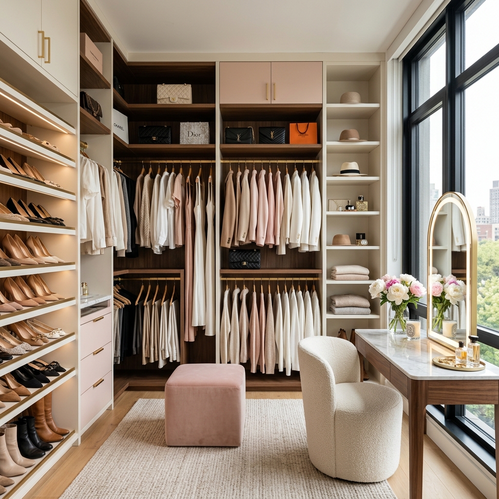 16 Beautiful Minimalist Closet Ideas for Women Above 25