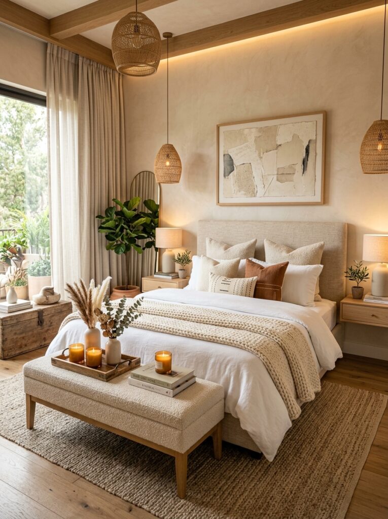 Complete the Space with a Boutique Hotel-Inspired Bedroom Styling